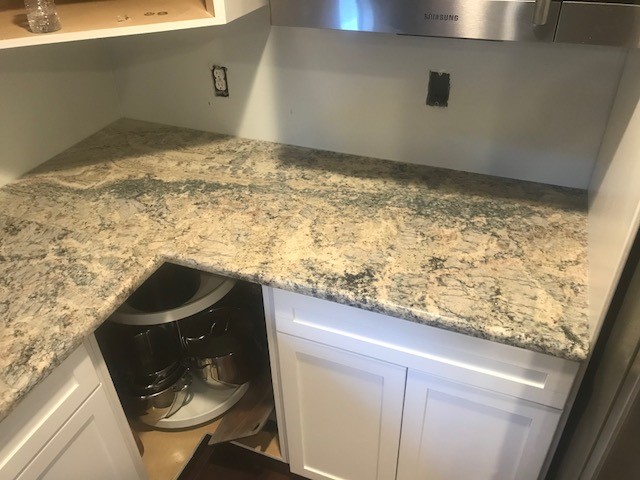 Azurite Exotic Kitchen Countertop Remodel In San Antonio Florida